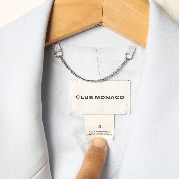 CLUB MONACO Classic Cutaway Double Breasted Blazer - Picture 10 of 17